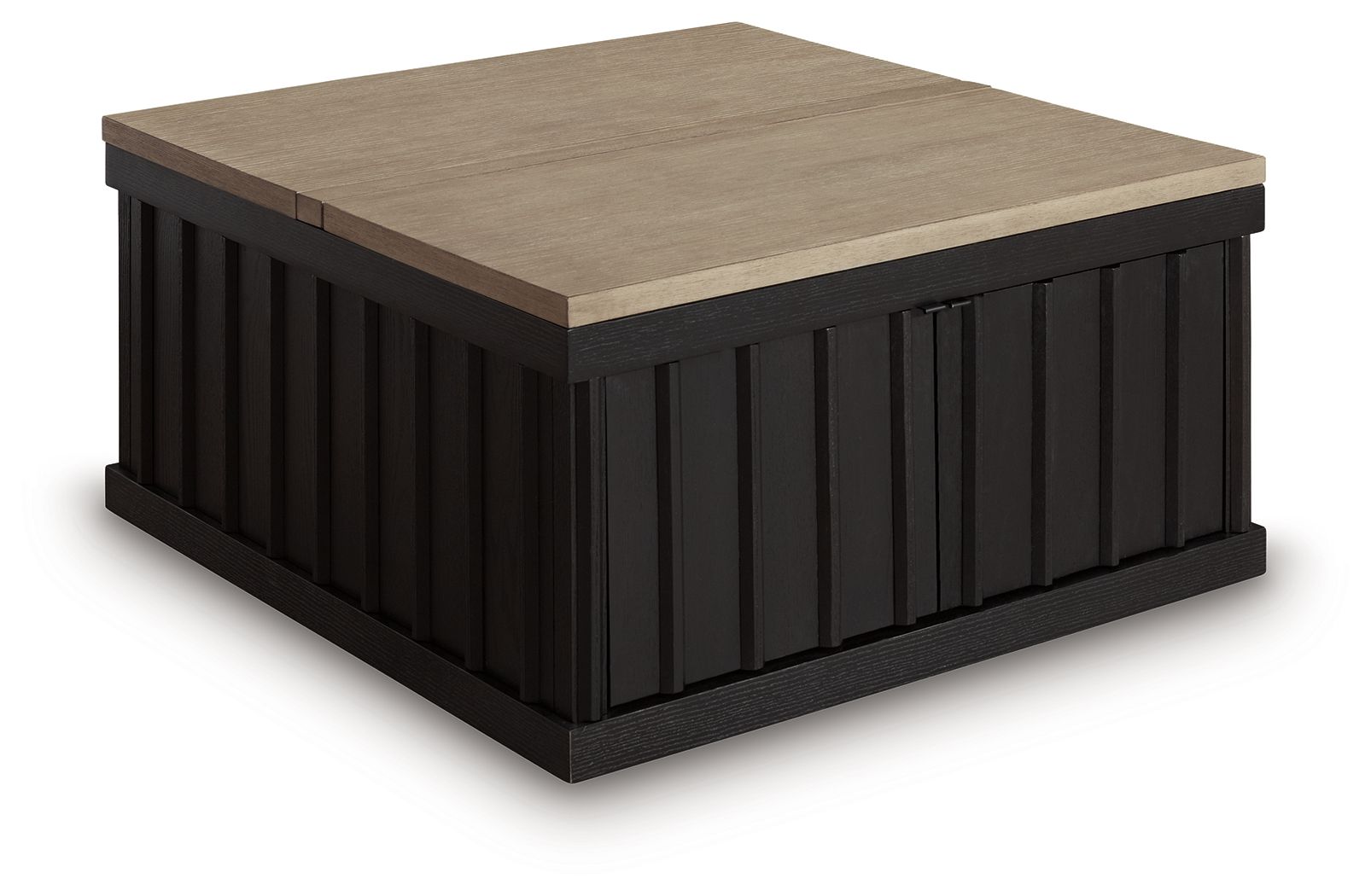 Rylandyn - Lift Top Cocktail Table - Black / Light Brown - Fraser Furniture & Mattresses