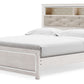 Altyra - White - King Bookcase Panel Bed