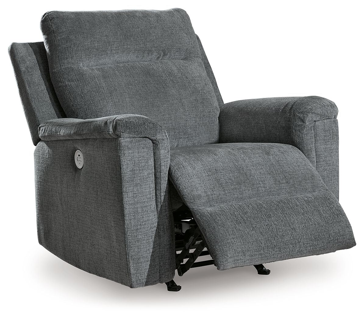 Barnsana - Gravel - Power Rocker Recliner - Fabric