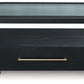 Winbardi - Black - Oval Cocktail Table