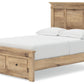 Makidern - Panel Storage Bed With Under Bed Storage Unit And Storage Footboard