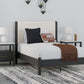 Cadmori - Upholstered Panel Bed