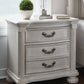 Montelaine - Three Drawer Night Stand - Antique White