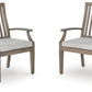 Rainier Ranch - Arm Chair With Cushion (Set of 2) - Brown / Beige