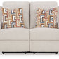 Danum - Stone - Reclining Loveseat - Fabric