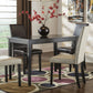 Kimonte - Dark Brown - Rectangular Dining Room Table