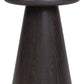 Bracken - Round End Table - French Black