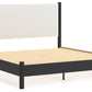 Cadmori - Upholstered Panel Bed