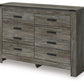 Frandern - Six Drawer Dresser