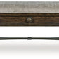 Maylee - Dark Brown - Upholstered Storage Bench