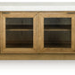 Adanworth - Accent Cabinet - Light Brown / Gray