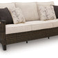 Monterey Point - Sofa With Cushion - Dark Brown