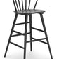 Otaska - Black - Tall Barstool (Set of 2)