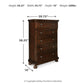 Porter - Chest - Rustic Brown - Fraser Furniture & Mattresses
