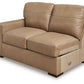 Bandon - Toffee - 4-Piece Sectional With Laf Loveseat - Leather Match