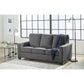 Rannis - Pewter - Full Sofa Sleeper - Fabric