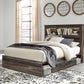 Drystan - Panel Bookcase Bed