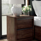Dilenno - Dark Brown - Two Drawer Night Stand