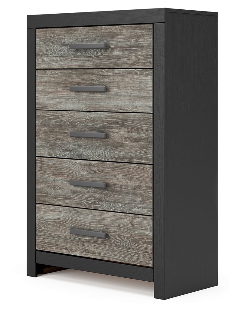 Broachmyn - Five Drawer Chest - Fraser Furniture & Mattresses