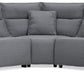 Modmax II - Reclining Sectional - Salt And Pepper