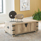 Calaboro - Light Brown - Lift Top Cocktail Table