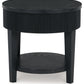 Marstream - Black - Round End Table