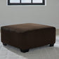 Kimlee - Chocolate - Oversized Accent Ottoman