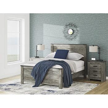 Frandern - Gray - Queen Panel Headboard
