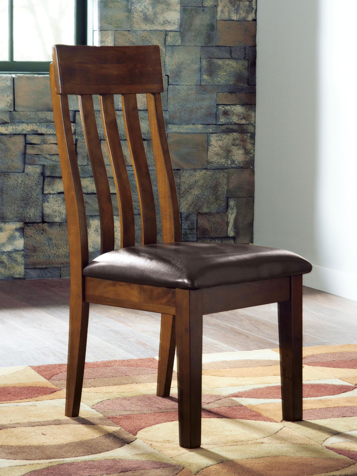Ralene - Dining UPH Side Chair (Set of 2) - Medium Brown - Fraser Furniture & Mattresses