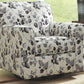 Abney - Platinum - Swivel Accent Chair