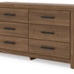 Broachmyn - Six Drawer Dresser - Fraser Furniture & Mattresses