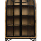 Gwenwich - Natural / Black - Accent Cabinet