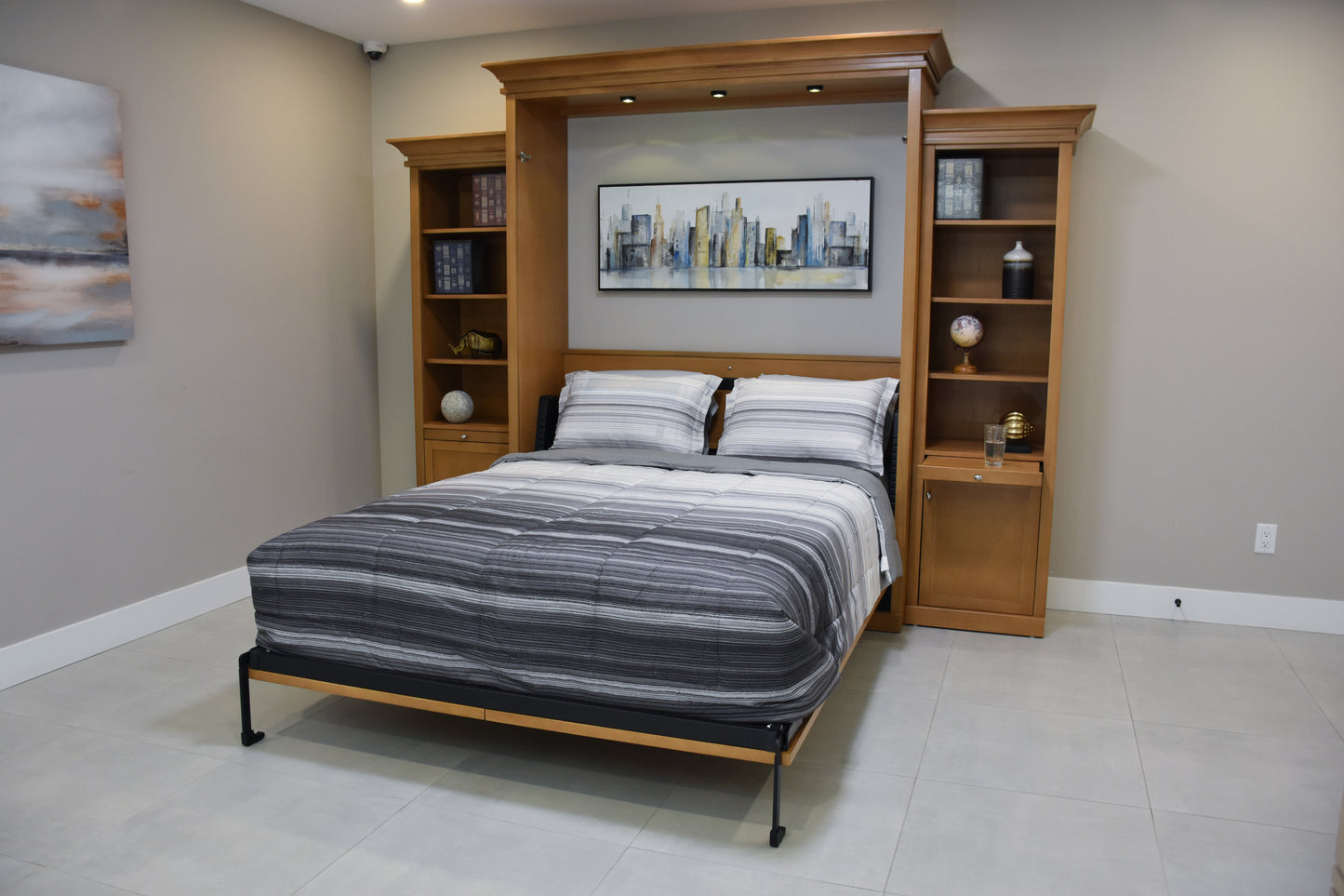 Monte Carlo Wall Bed Complete Unit (Wall Bed and Piers)