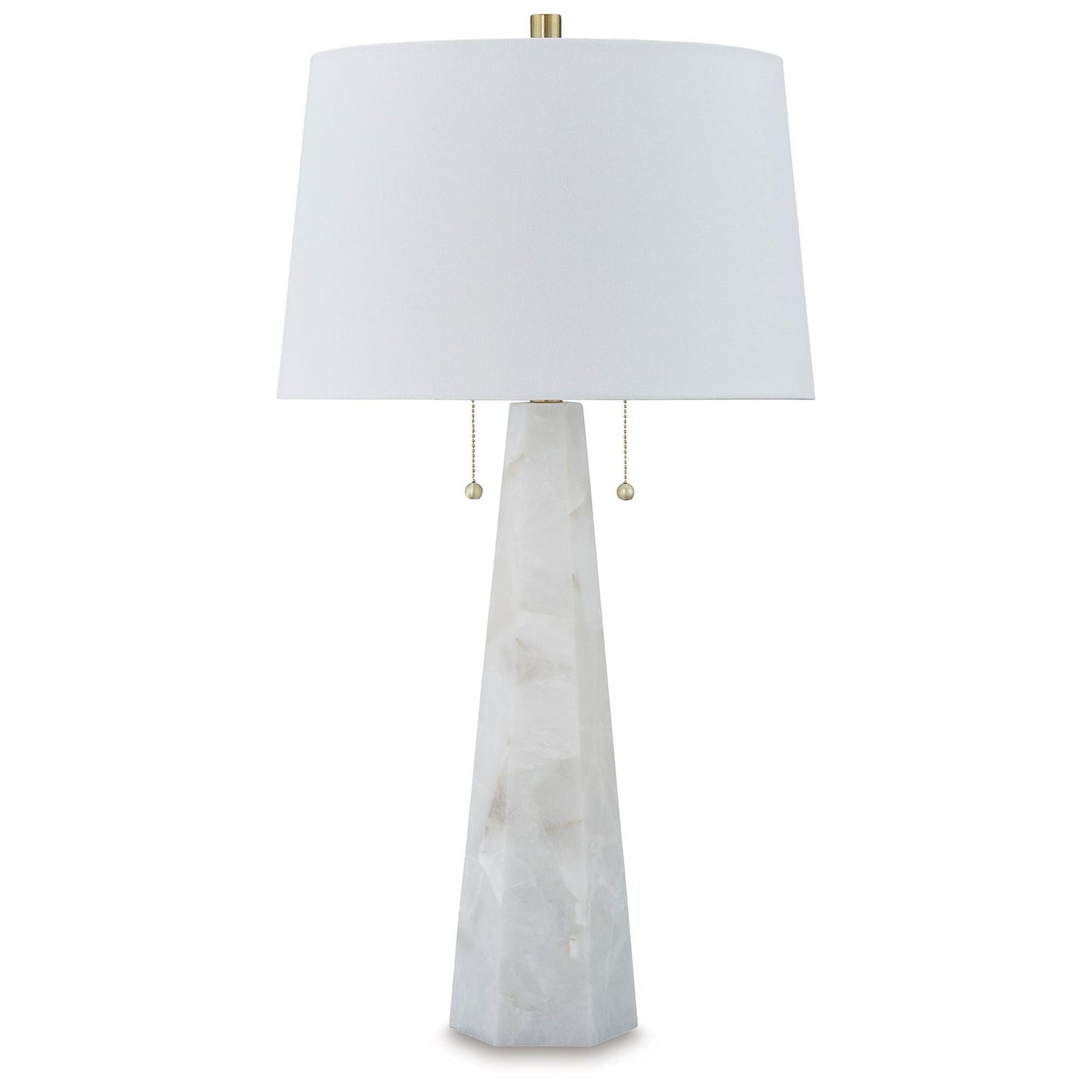 Laurellen - White - Alabaster Table Lamp