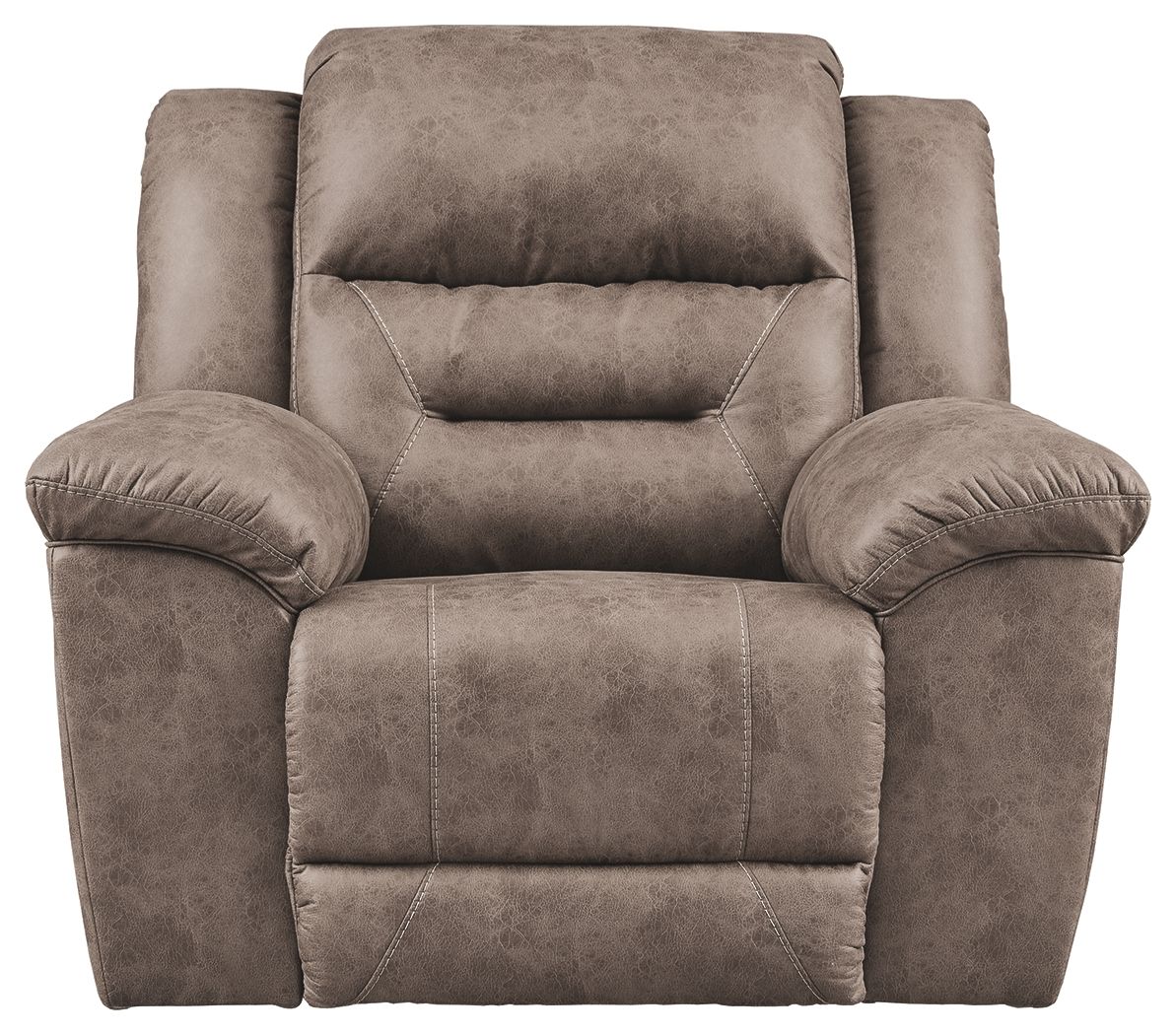 Stoneland - Power Rocker Recliner - Faux Leather - Fossil