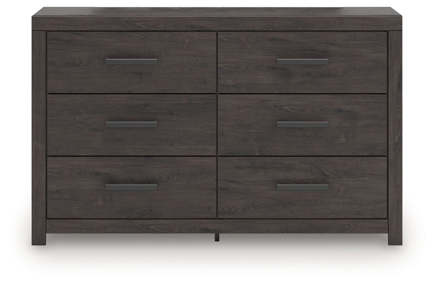 Prendonea - Six Drawer Dresser - Charcoal