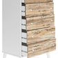 Piperton - Brown / White - Five Drawer Chest