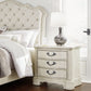 Arlendyne - Antique White - Three Drawer Night Stand