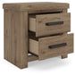 Oliandon - Two Drawer Night Stand - Light Brown