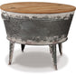 Shellmond - Metallic / Brown / Beige - Accent Cocktail Table