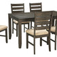 Rokane - Brown - Dining Room Table Set (Set of 7)