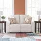 Danum - Stone - Reclining Loveseat - Fabric