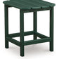 Sundown Shores - Green - Rectangular End Table