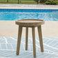 Marina Sun - Round End Table - Beige