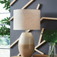 Linas - Cream / Beige - Metal Table Lamp