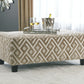 Dovemont - Putty - Oversized Accent Ottoman