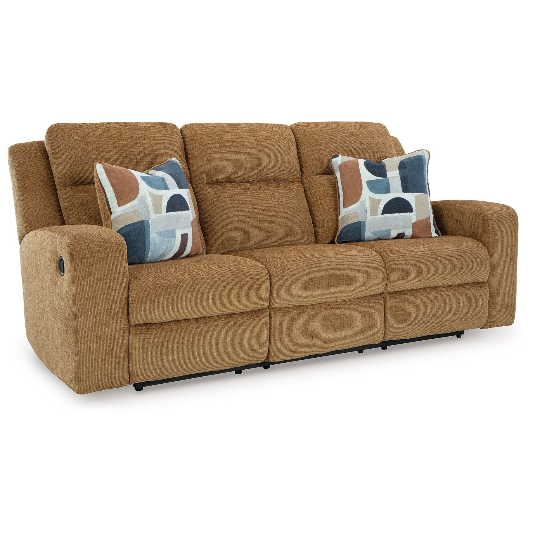 Kanlow - Honey - Reclining Sofa - Fabric