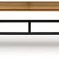 Galliden - Black / Brown - Rectangular Dining Room Extension Table