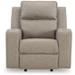 Lavenhorne - Pebble - Rocker Recliner - Faux Leather