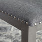 Myshanna - Gray - Upholstered Bench